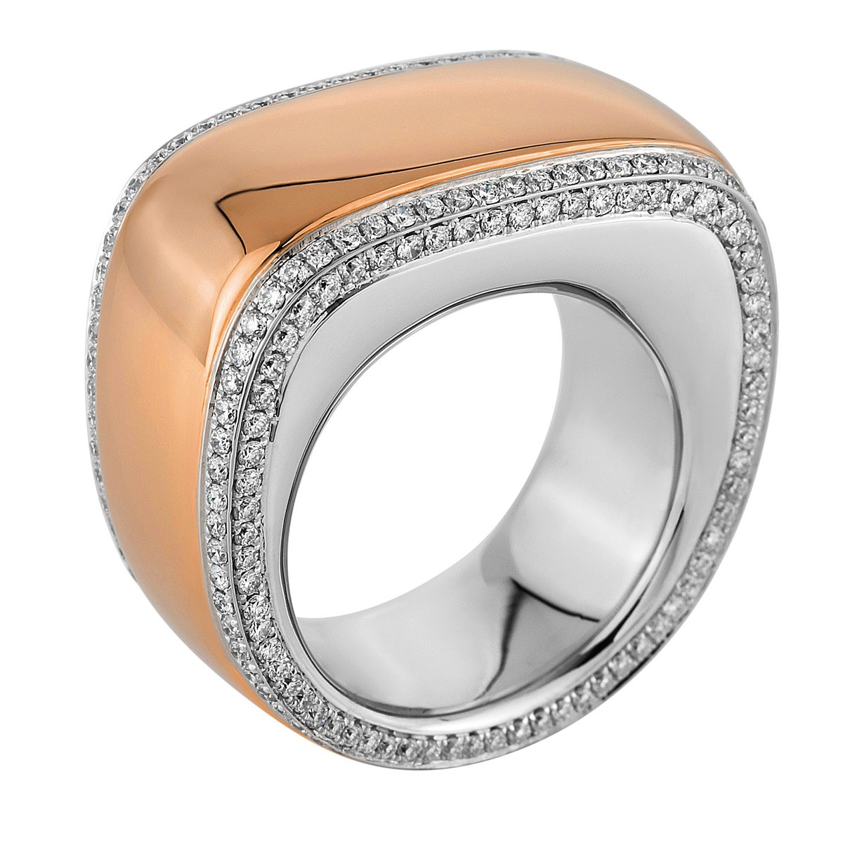 ring 18 kt RG+WG