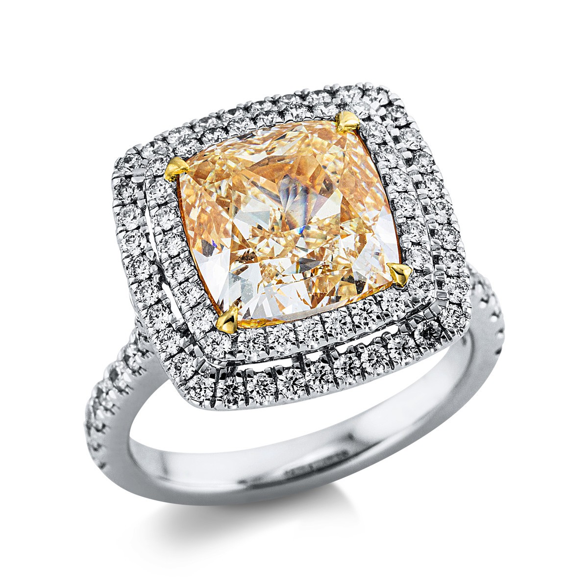 ring 18 kt WG+YG, GIA2286590370