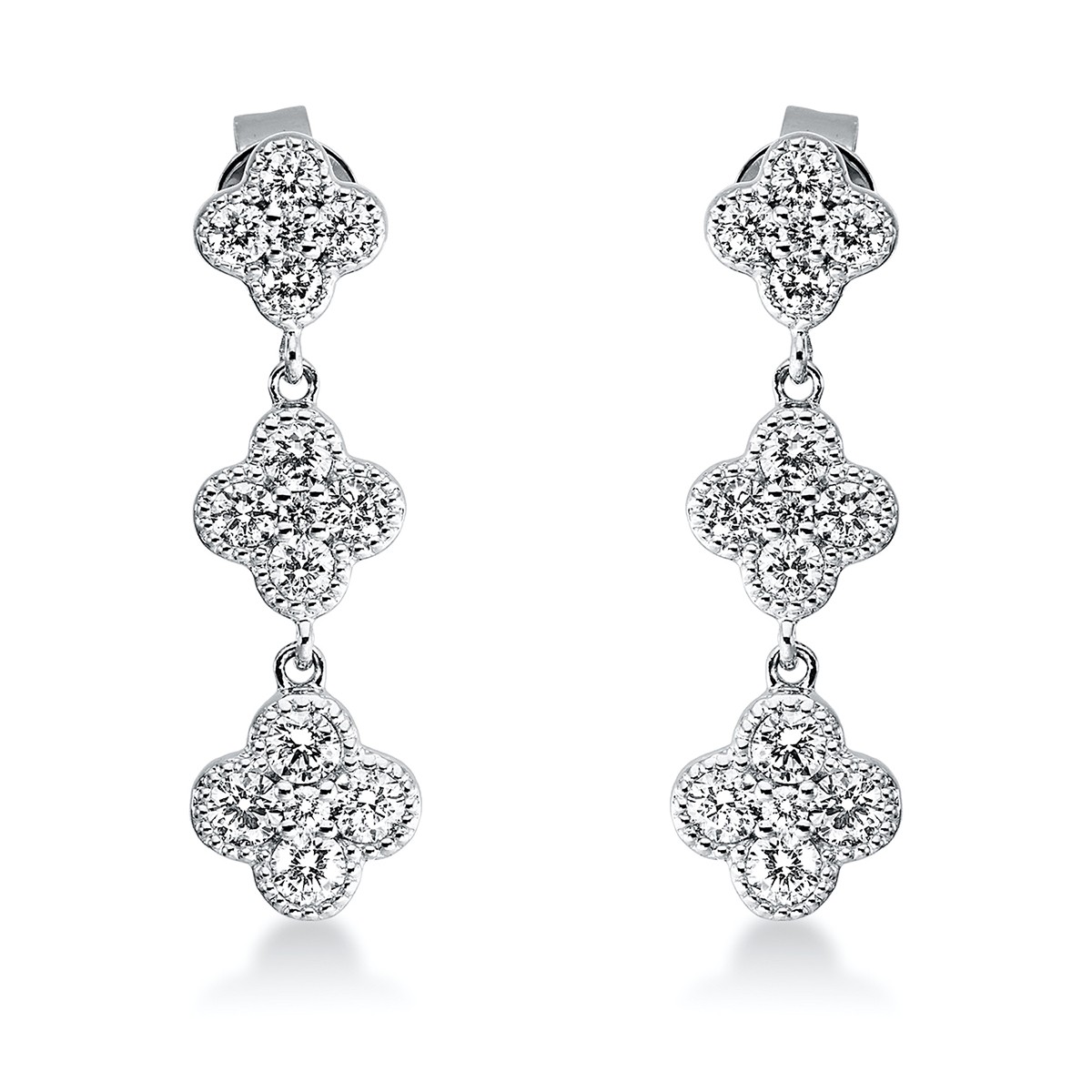 earrings 18 kt WG