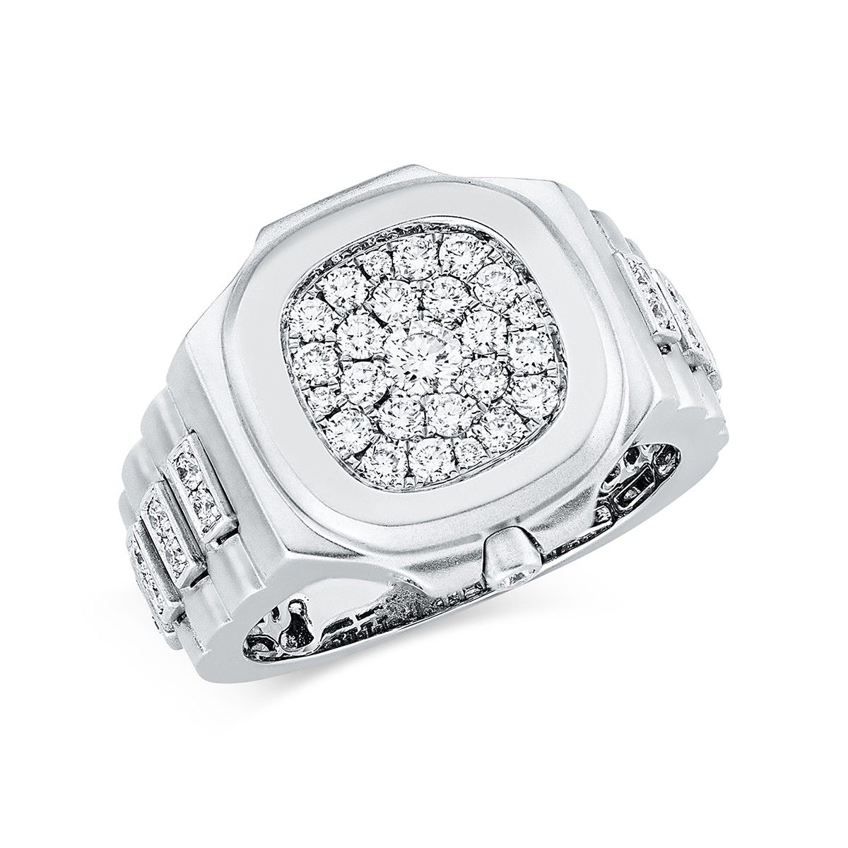 ring 18 kt WG, polished