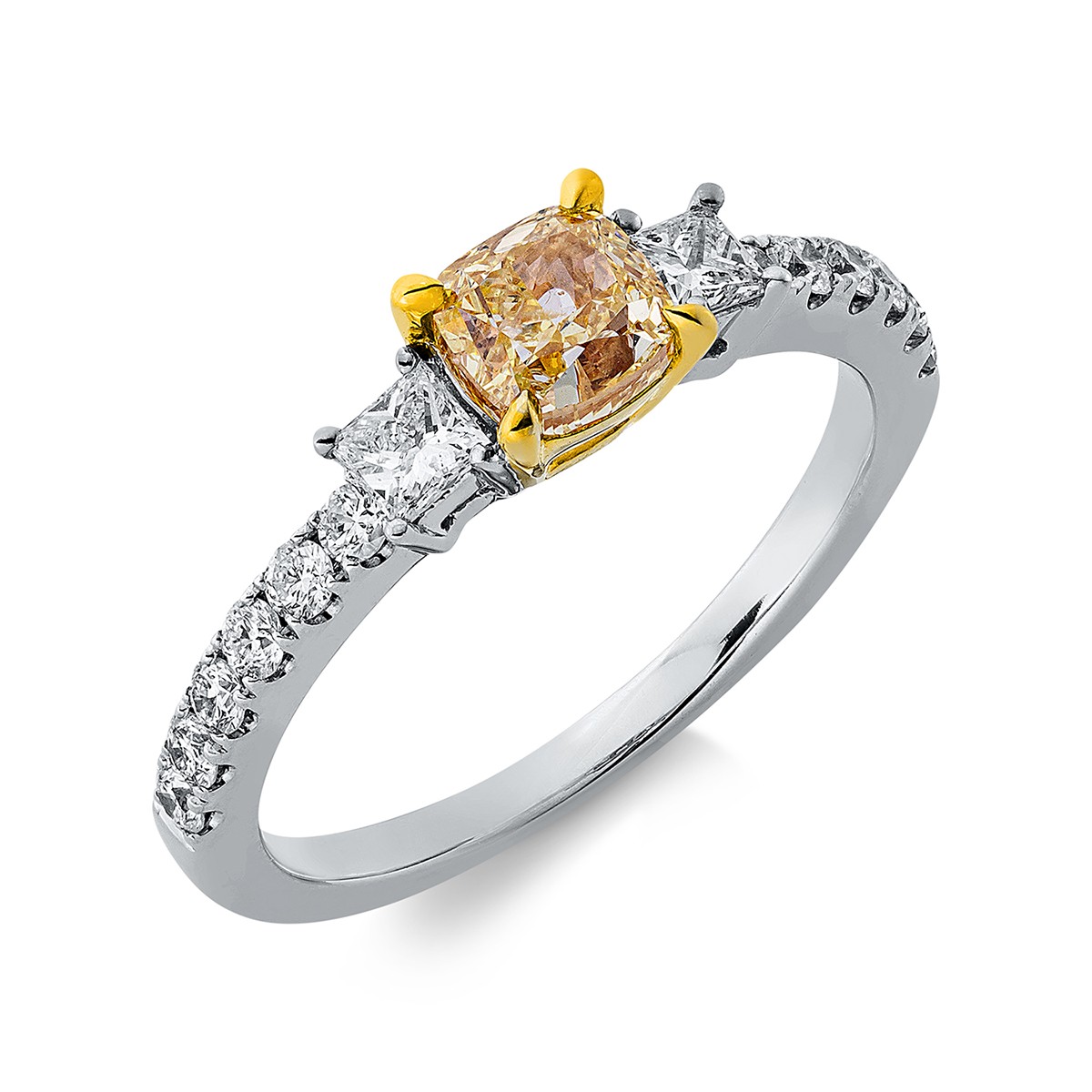 ring 18 kt WG+YG, GIA2426092059