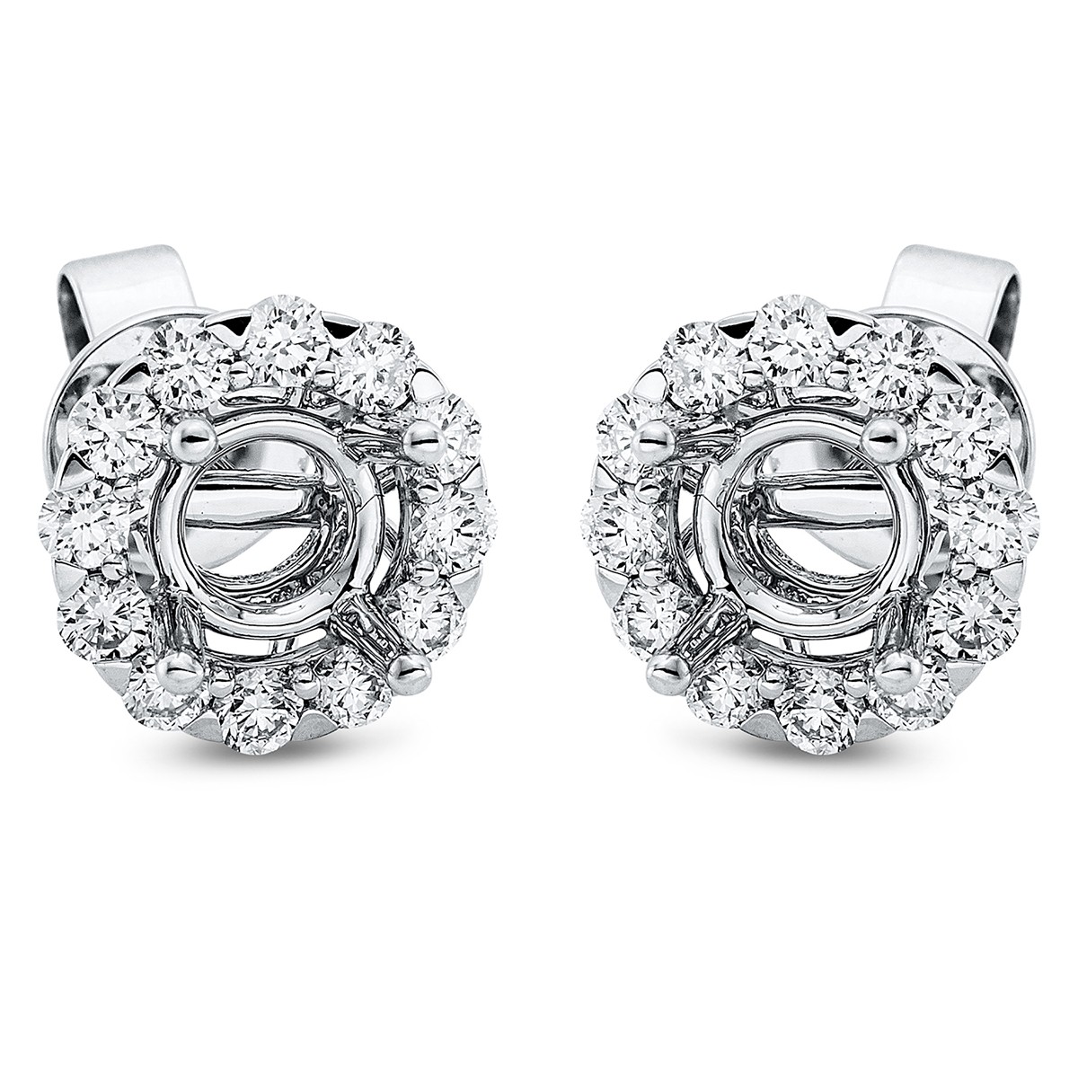 earrings 18 kt WG