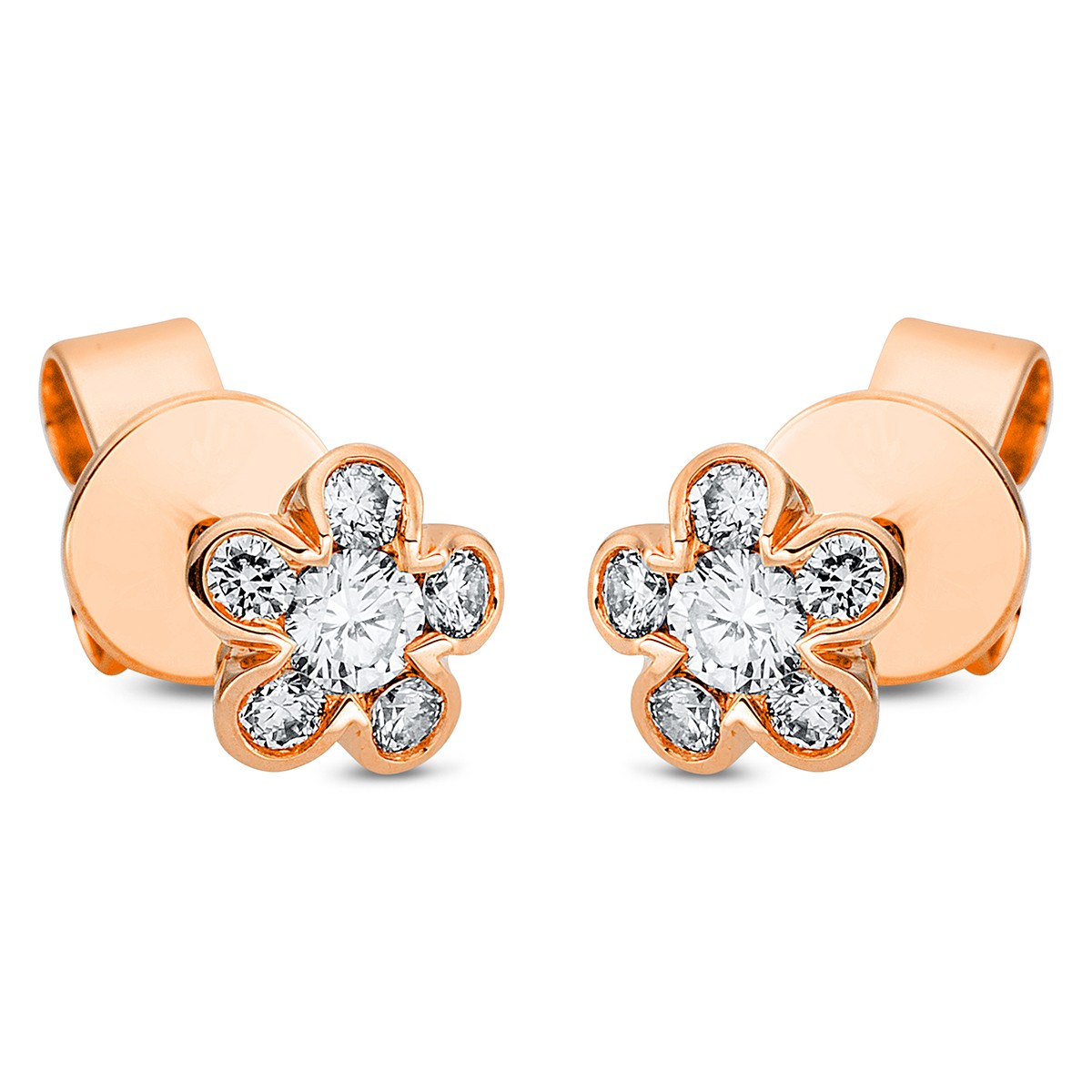 earrings 18 kt RG 