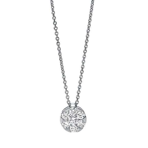 necklace 18 kt WG circle