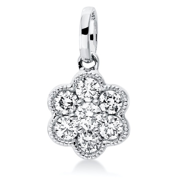 pendant 18 kt WG, with loop