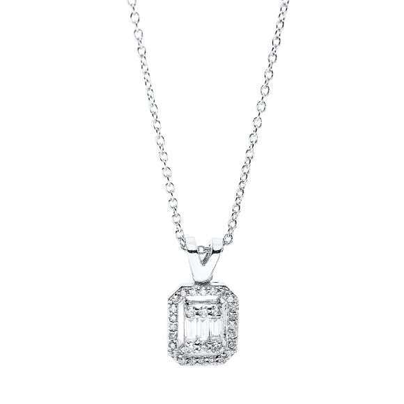 necklace 18 kt WG, with loop