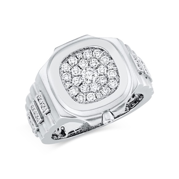 ring 18 kt WG, polished