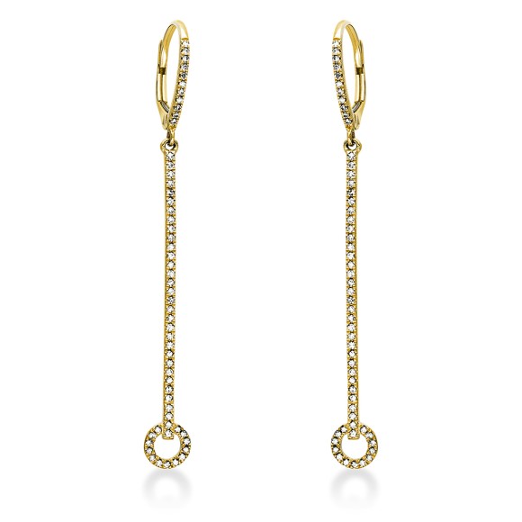 earrings 14 kt YG
