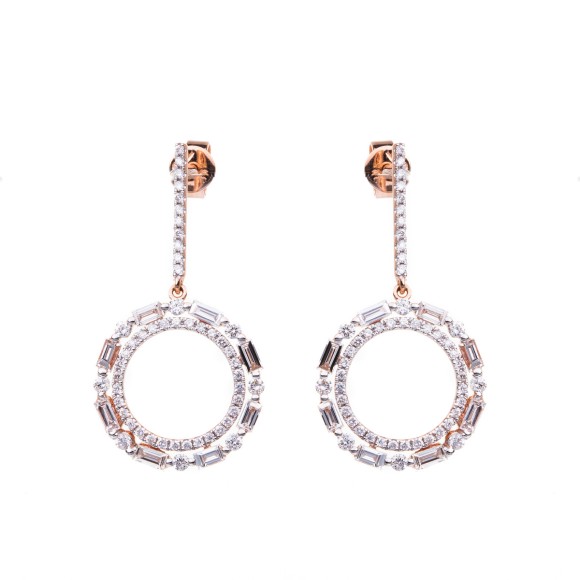 earrings 18 kt RG