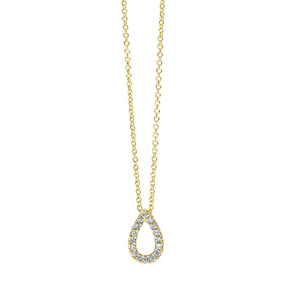 necklace 18 kt YG, with loop at 40 cm