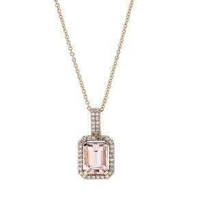 necklace 18 kt RG, with loop at 42 cm