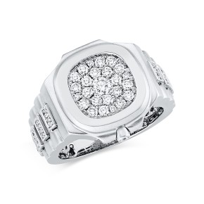 ring 18 kt WG, polished