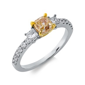 ring 18 kt WG+YG, GIA2426092059