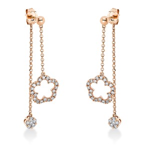 earrings 18 kt RG