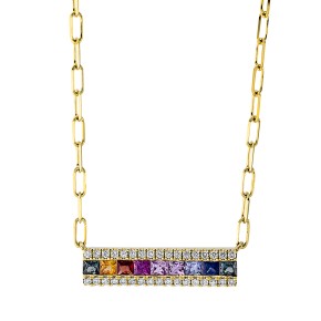 necklace 18 kt YG, with loop at 40 cm