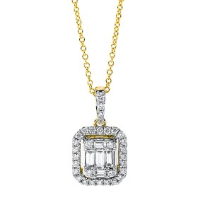 necklace 18 kt YG, with loop at 41 cm