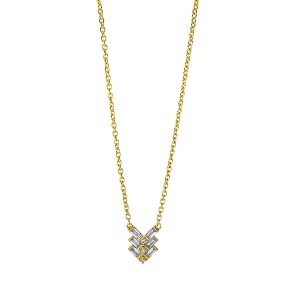 necklace 18 kt YG, with loop at 42 cm