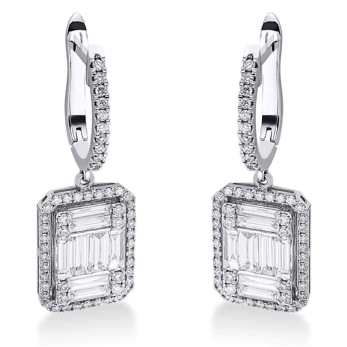 earrings 18 kt WG