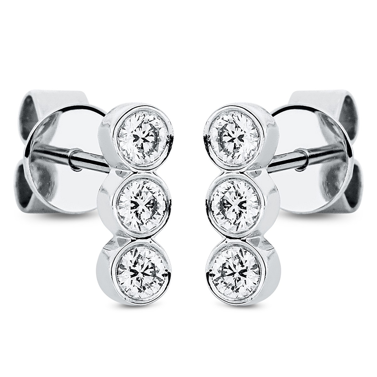 earrings 18 kt WG