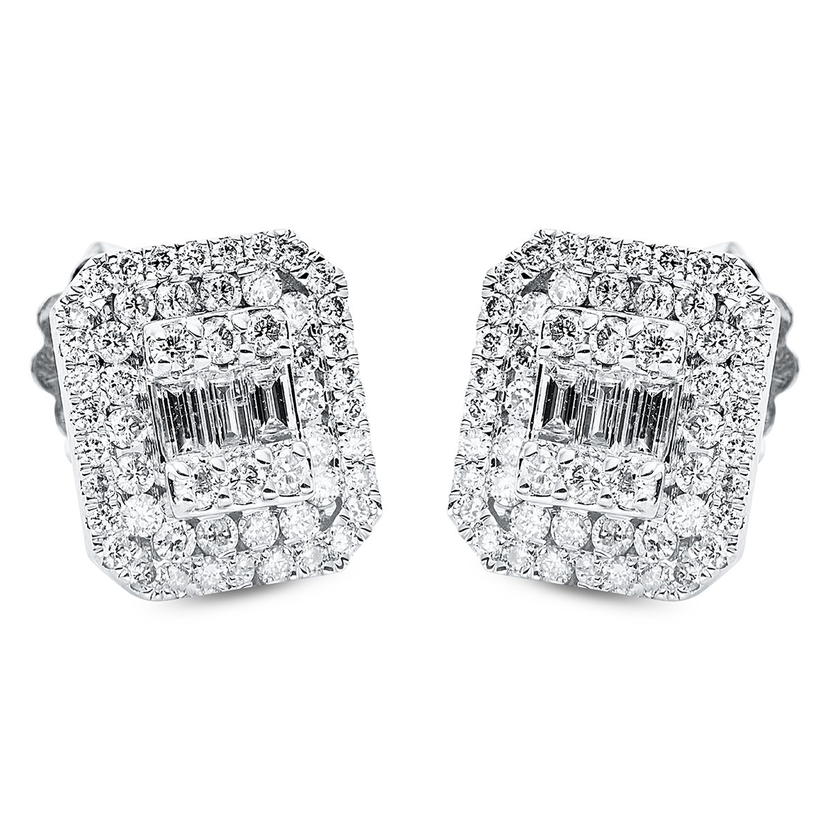 earrings 18 kt WG