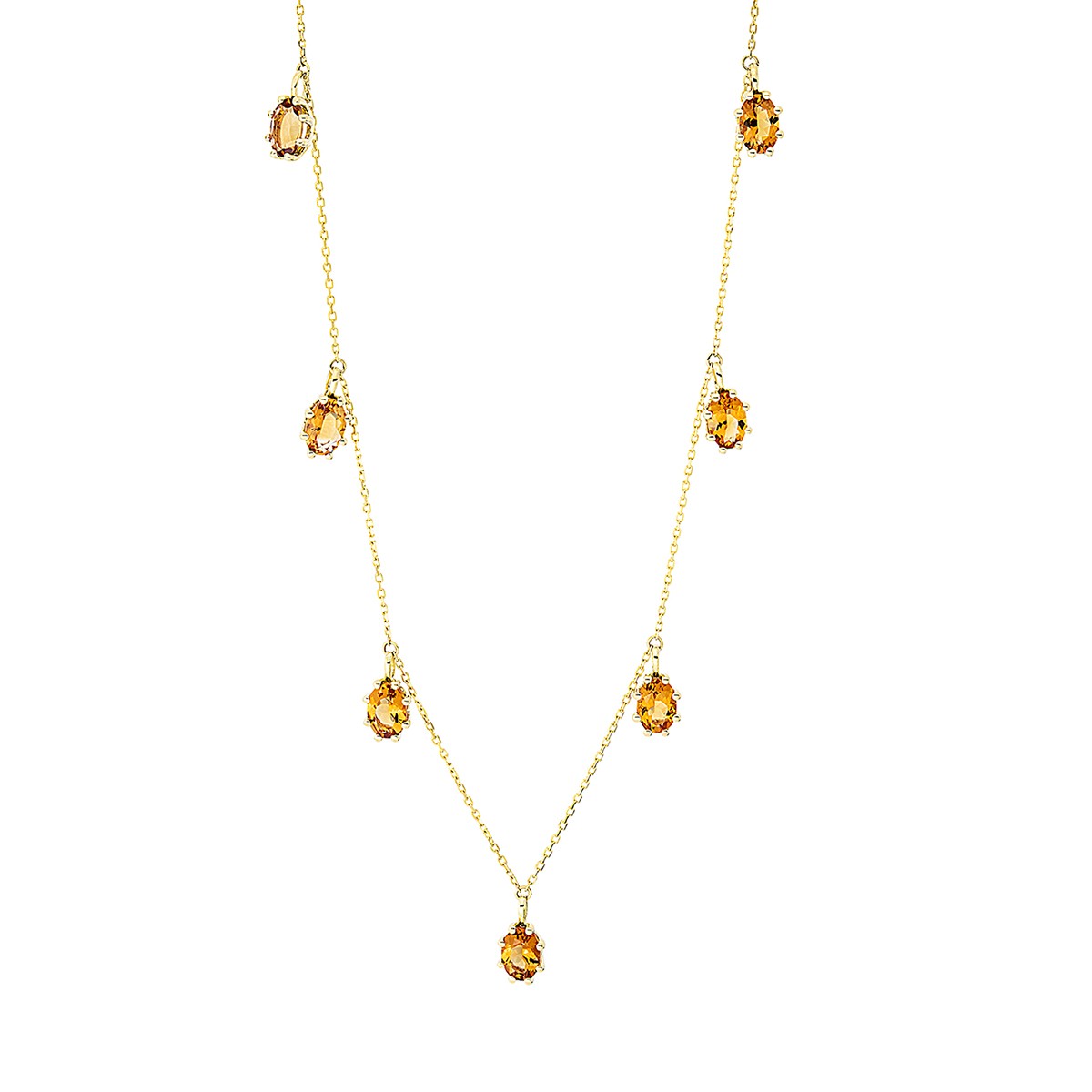 necklace 18 kt YG, with loop at 40 cm