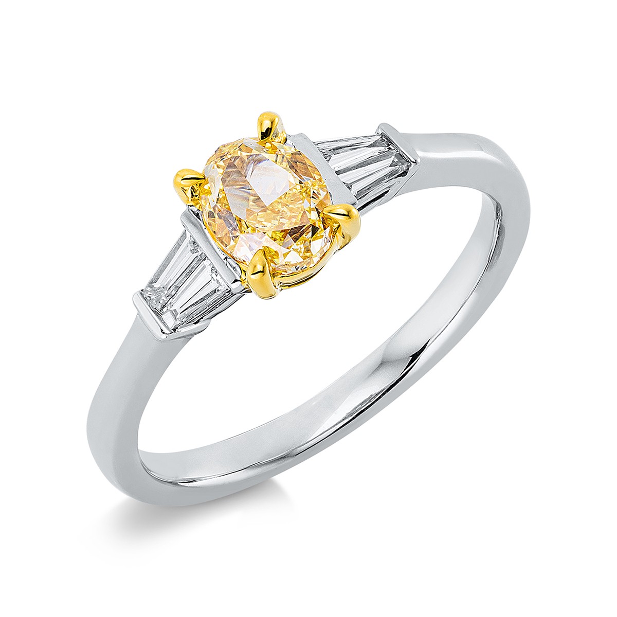 ring 18 kt WG+YG, GIA6441176047