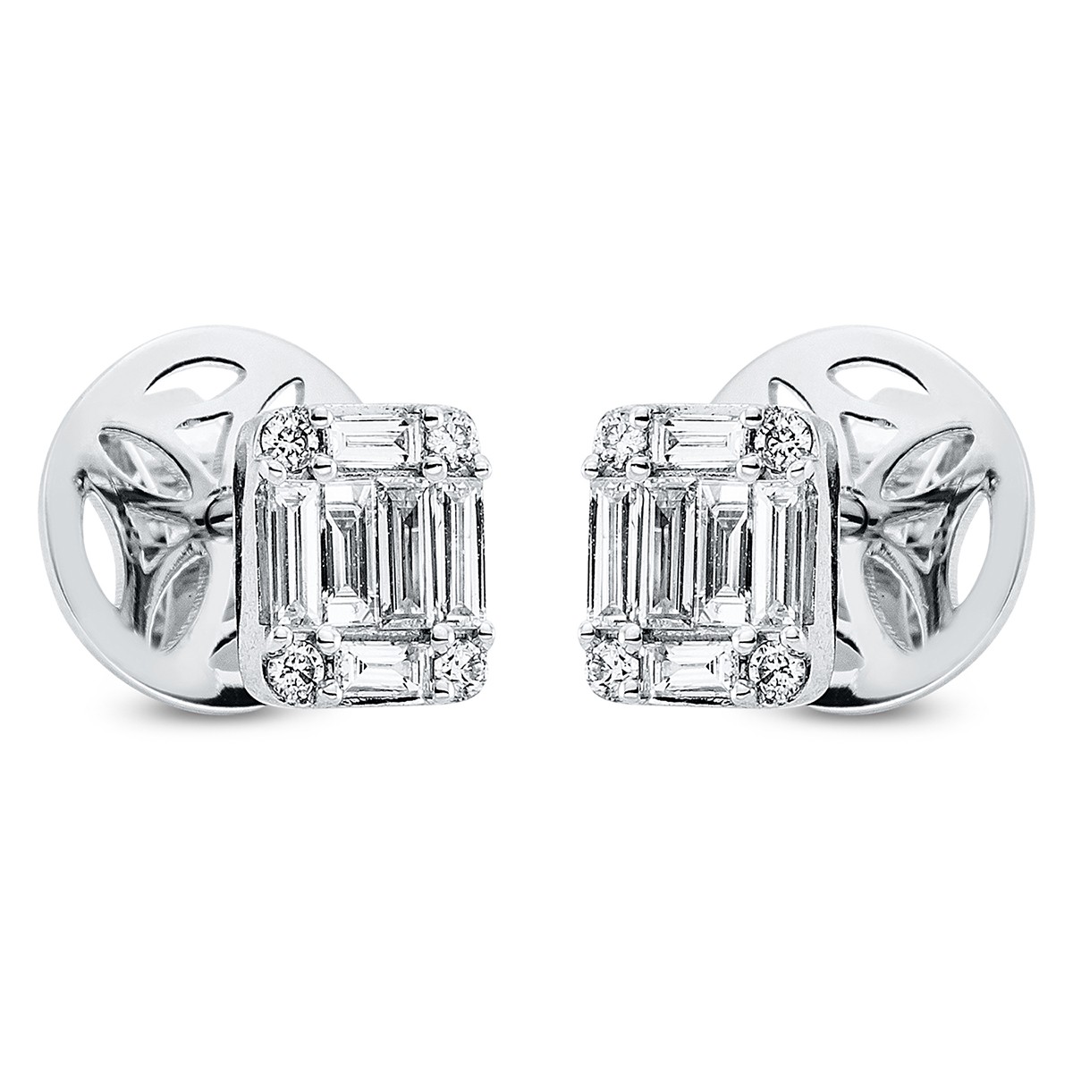 earrings 18 kt WG