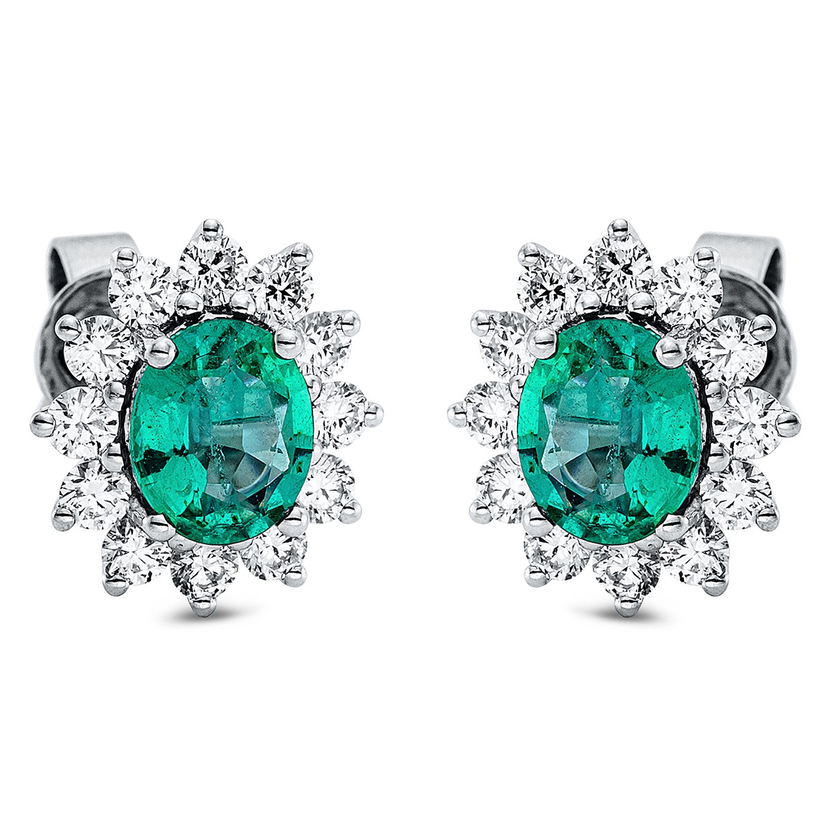 earrings 18 kt WG