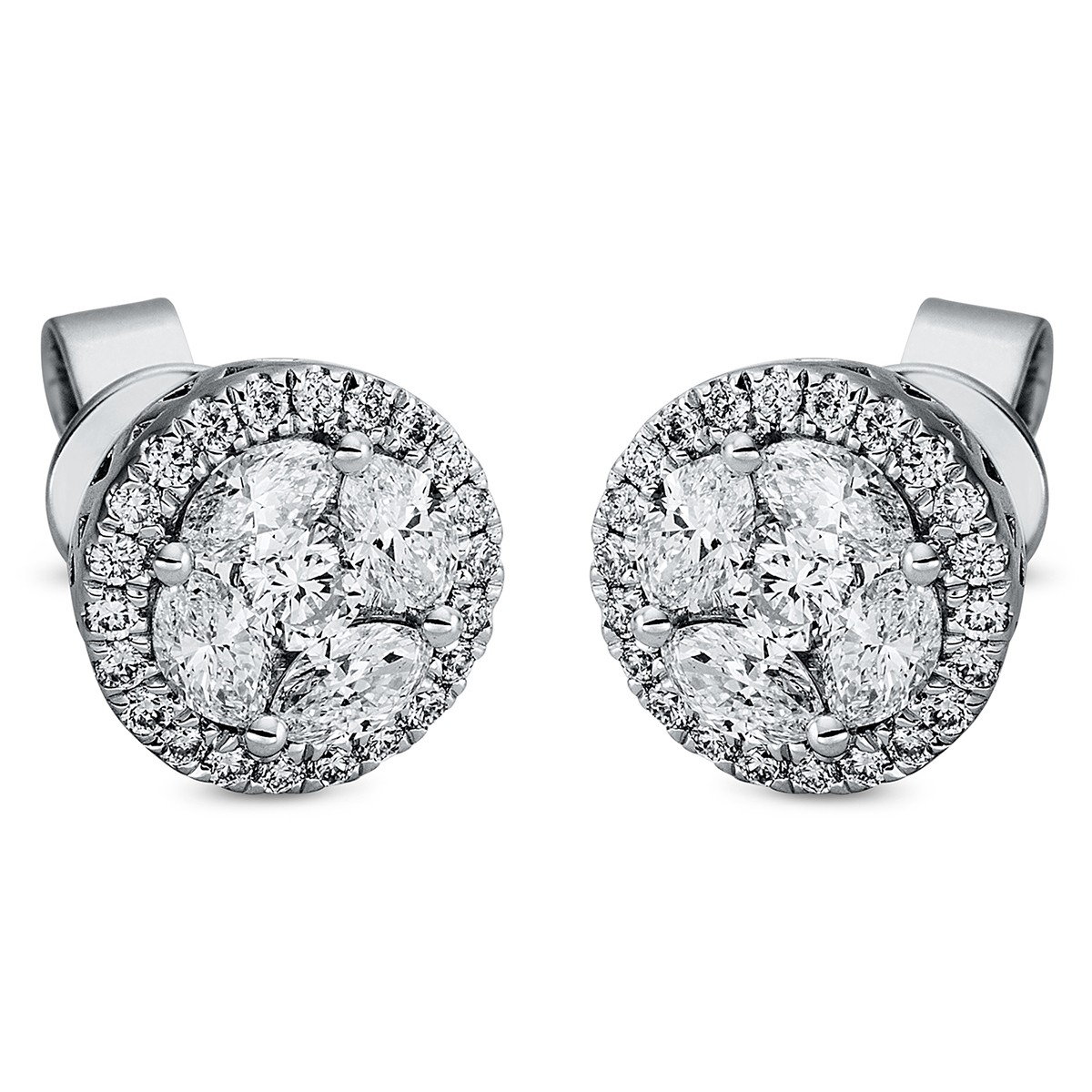 earrings 18 kt WG