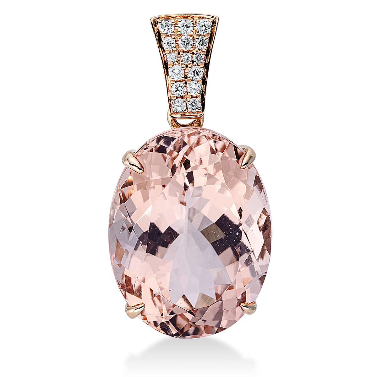 pendant 18 kt RG, with loop